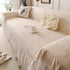 French Chic Style Ruffle Floral Cover Throws for Sofas, Decorative Couch Covers