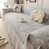French Chic Style Ruffle Floral Cover Throws for Sofas, Decorative Couch Covers
