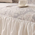 French Chic Style Ruffle Floral Cover Throws for Sofas, Decorative Couch Covers