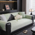 Houndstooth Ice Silk Breathable Sofa Cover, Modern Non-Slip Summer Couch Protector