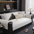 Houndstooth Ice Silk Breathable Sofa Cover, Modern Non-Slip Summer Couch Protector