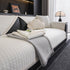 Houndstooth Ice Silk Breathable Sofa Cover, Modern Non-Slip Summer Couch Protector
