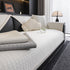 Houndstooth Ice Silk Breathable Sofa Cover, Modern Non-Slip Summer Couch Protector