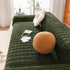 Soft Warm Flannel Couch Cover Throw Blanket with French Flounce, Beautiful Furniture Throws for Sofas