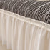 Soft Warm Flannel Couch Cover Throw Blanket with French Flounce, Beautiful Furniture Throws for Sofas