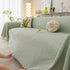 Durable Cooling Couch Cover for Dogs Textured Chic Leaf Summer Throw Cover Blanket