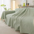 Durable Cooling Couch Cover for Dogs Textured Chic Leaf Summer Throw Cover Blanket