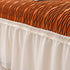 Soft Warm Flannel Couch Cover Throw Blanket with French Flounce, Beautiful Furniture Throws for Sofas
