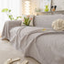 Durable Cooling Couch Cover for Dogs Textured Chic Leaf Summer Throw Cover Blanket