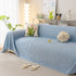 Durable Cooling Couch Cover for Dogs Textured Chic Leaf Summer Throw Cover Blanket