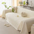 Durable Cooling Couch Cover for Dogs Textured Chic Leaf Summer Throw Cover Blanket