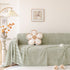 Modern 3D Water Ripple Sofa Cover, Non-Shedding Cream Style Furniture Protector Throw