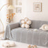 Modern 3D Water Ripple Sofa Cover, Non-Shedding Cream Style Furniture Protector Throw