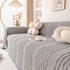 Modern 3D Water Ripple Sofa Cover, Non-Shedding Cream Style Furniture Protector Throw