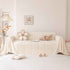 Modern 3D Water Ripple Sofa Cover, Non-Shedding Cream Style Furniture Protector Throw