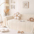 Modern 3D Water Ripple Sofa Cover, Non-Shedding Cream Style Furniture Protector Throw