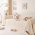 Modern 3D Water Ripple Sofa Cover, Non-Shedding Cream Style Furniture Protector Throw