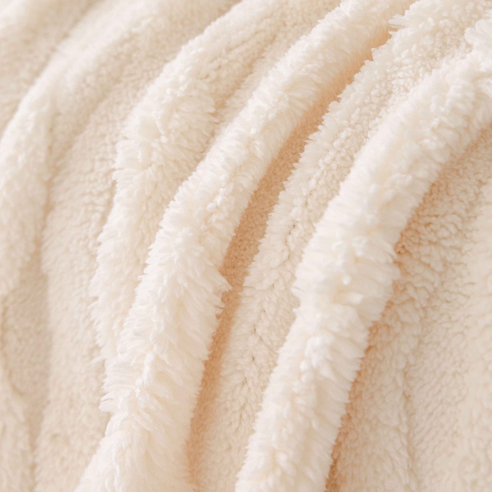 Modern 3D Water Ripple Sofa Cover, Non-Shedding Cream Style Furniture Protector Throw