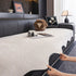 Chenille Couch Cover with Scalloped Edge, Non-Slip Modular Slipcover Sectional