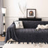 Thick Plush Sofa Cover Throw for Couch, 3D Textured Herringbone Washable Slipcover