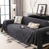 Thick Plush Sofa Cover Throw for Couch, 3D Textured Herringbone Washable Slipcover
