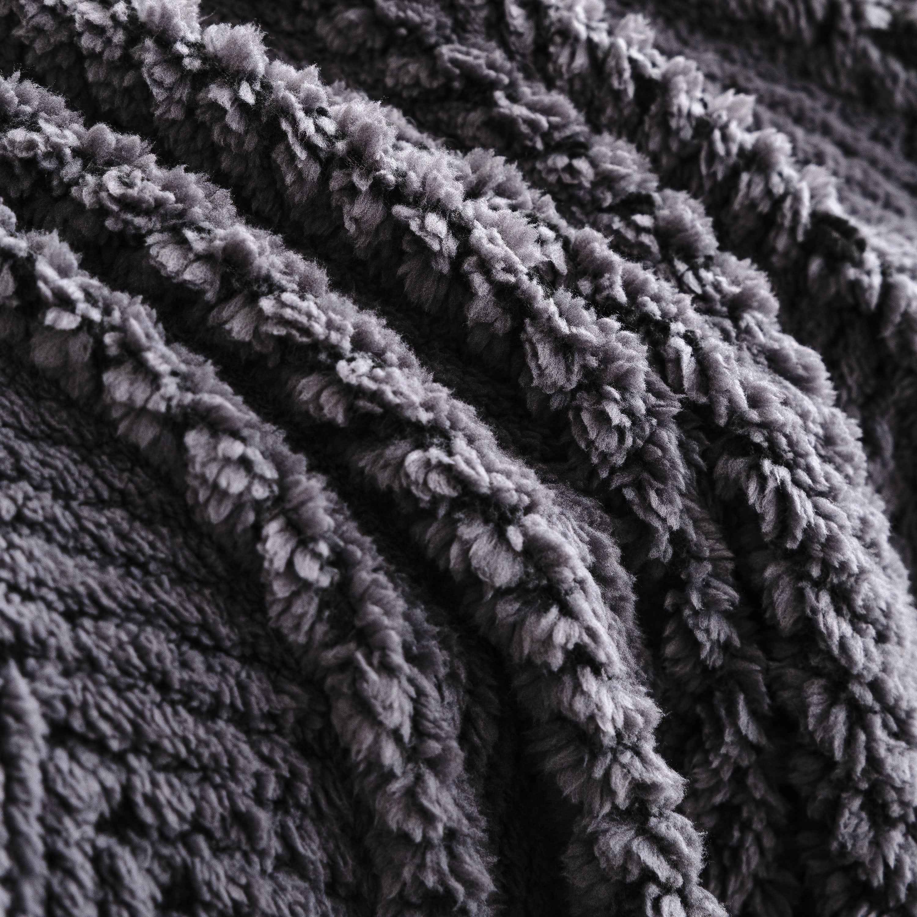 Thick Plush Sofa Cover Throw for Couch, 3D Textured Herringbone Washable Slipcover