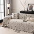 Thick Plush Sofa Cover Throw for Couch, 3D Textured Herringbone Washable Slipcover