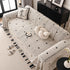Thick Plush Sofa Cover Throw for Couch, 3D Textured Herringbone Washable Slipcover
