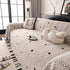 Thick Plush Sofa Cover Throw for Couch, 3D Textured Herringbone Washable Slipcover