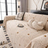 Thick Plush Sofa Cover Throw for Couch, 3D Textured Herringbone Washable Slipcover