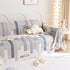 Chenille Sofa Cover Throw, Smile Couch Cover Blanket Throws for Couches, Soft Sofa Towel