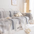Chenille Sofa Cover Throw, Smile Couch Cover Blanket Throws for Couches, Soft Sofa Towel