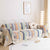 Chenille Sofa Cover Throw, Smile Couch Cover Blanket Throws for Couches, Soft Sofa Towel