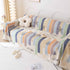 Chenille Sofa Cover Throw, Smile Couch Cover Blanket Throws for Couches, Soft Sofa Towel