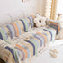 Chenille Sofa Cover Throw, Smile Couch Cover Blanket Throws for Couches, Soft Sofa Towel
