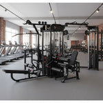 5 Stack Megatron Compact Multi-Gym - Muscle D Fitness - Lat Pull, Low Row, Bench Press, Lat Pull, Leg Ext / Curl