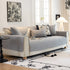 Baroque Sofa Cover – Quilted Cotton, Non-Slip, Washable with Ornate Embroidery