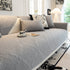 Baroque Sofa Cover – Quilted Cotton, Non-Slip, Washable with Ornate Embroidery
