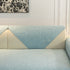 Baroque Sofa Cover – Quilted Cotton, Non-Slip, Washable with Ornate Embroidery