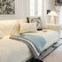Baroque Floral Quilted Cotton Sofa Cover, Non-Slip Washable Couch Protector
