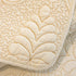 Baroque Floral Quilted Cotton Sofa Cover, Non-Slip Washable Couch Protector