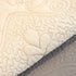 Baroque Floral Quilted Cotton Sofa Cover, Non-Slip Washable Couch Protector