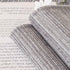 Plush Solid Color Striped L-Shaped Sofa Slipcovers, Washable Non-Slip Textured Furniture Covers