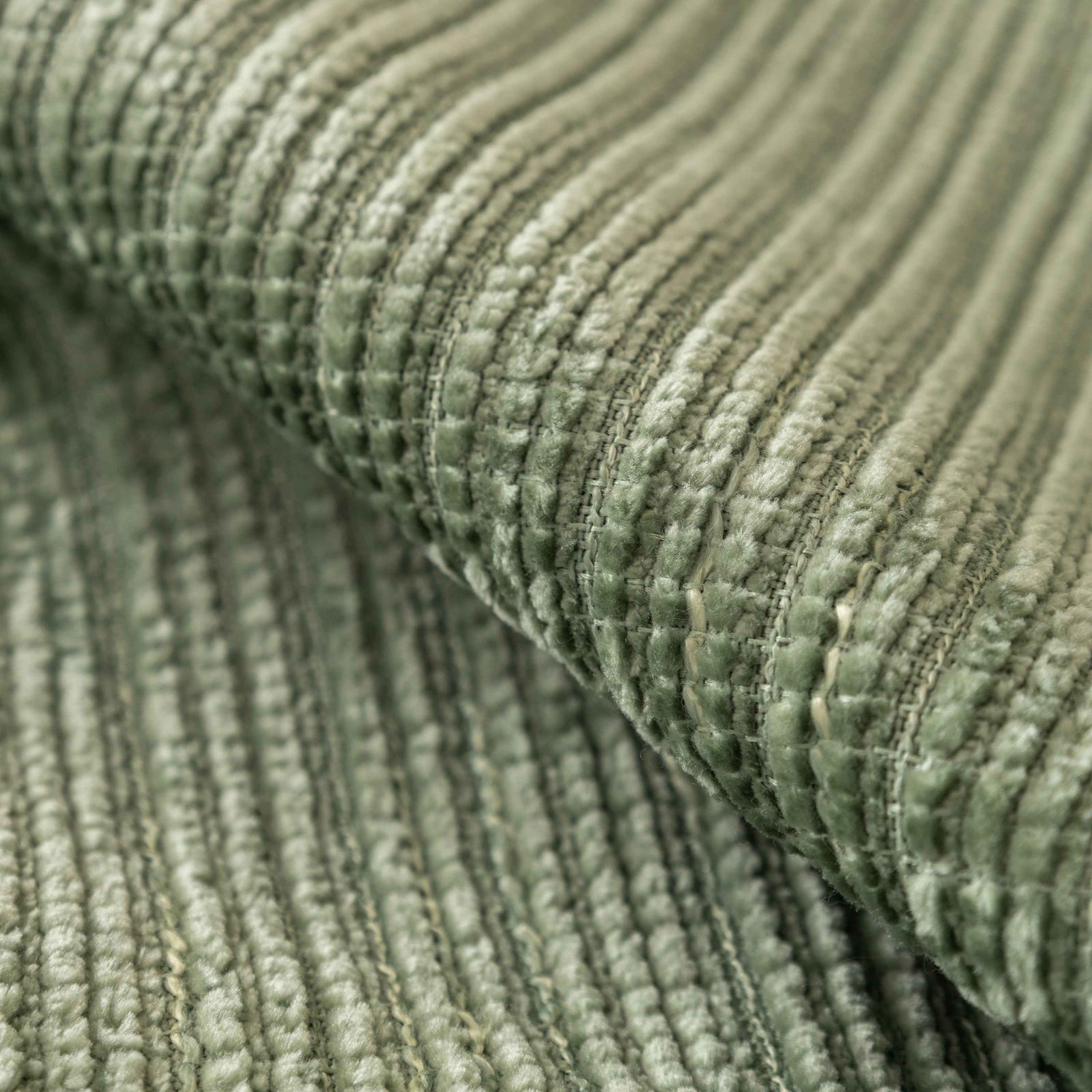 Plush Solid Color Striped L-Shaped Sofa Slipcovers, Washable Non-Slip Textured Furniture Covers