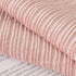 Plush Solid Color Striped L-Shaped Sofa Slipcovers, Washable Non-Slip Textured Furniture Covers