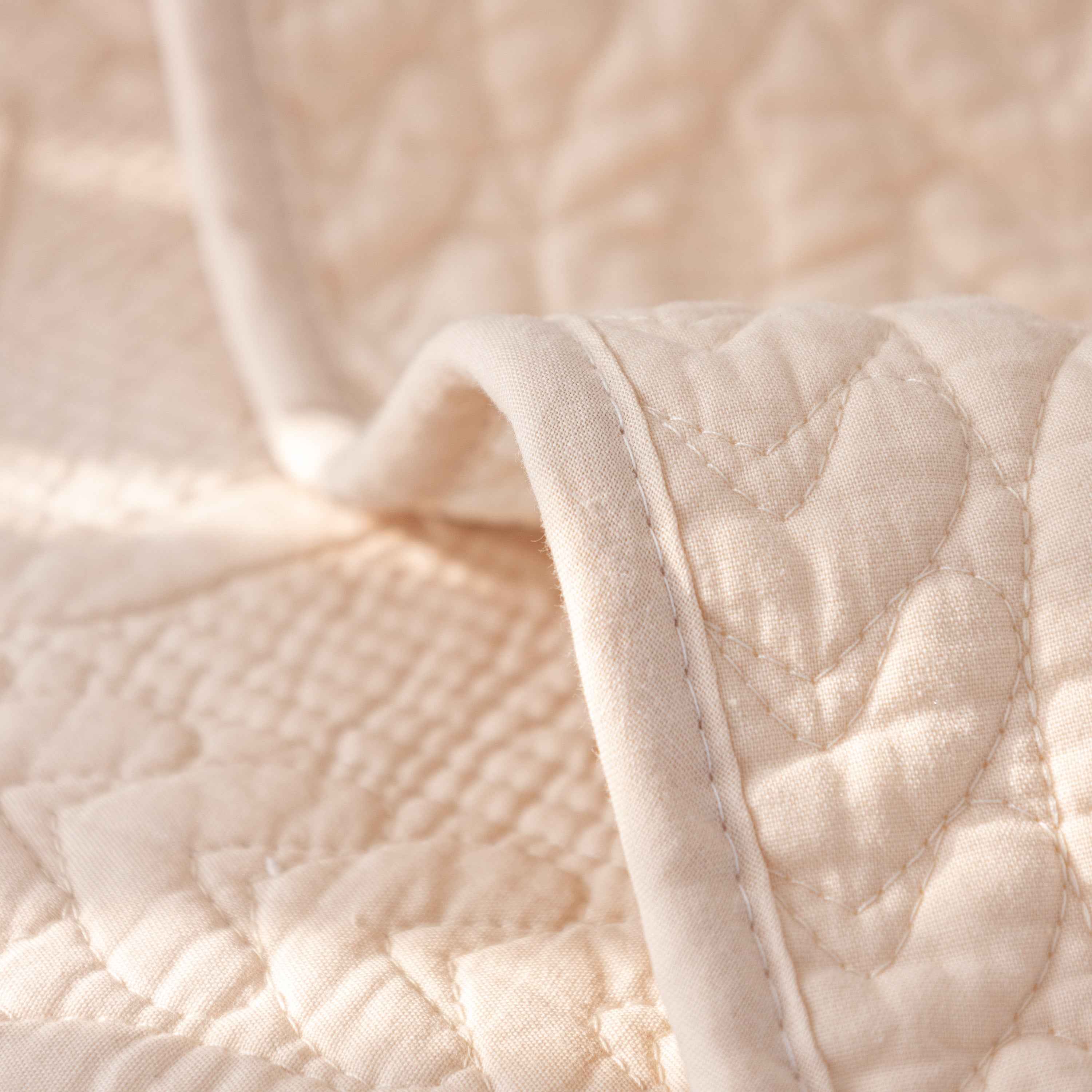 Geometric Textured Cotton Quilted Sofa Cover, Non-Slip Washable Couch Protector