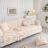 Quilted Geometric Cotton Sofa Cover, Non-Slip & Thick Padded Furniture Covers