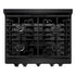 ZLINE 30 in.Gas Range, Convection Gas Oven, Black Stainless Steel, SGRB-30