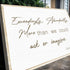 Ephesians 3:20 Farmhouse Faith Sign II
