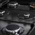 ZLINE 36" Paramount Gas Rangetop Black Stainless Steel SRTB-36